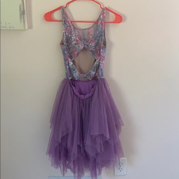 Purple Floral Lyrical Costume - Picture 3 of 4